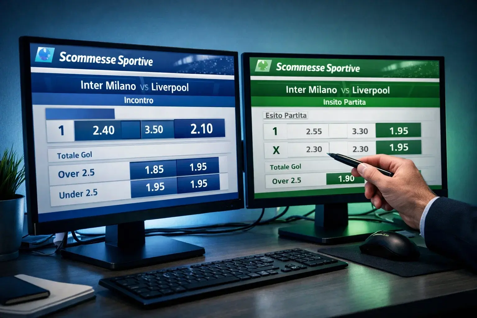 Surebet arbitraggio sportivo scommesse